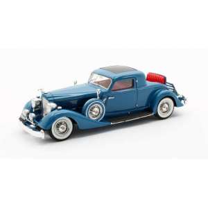 1/43 Packard 1108 Twelve Stationary Coupe Dietrich 1934 синий