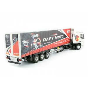 1/43 DAF XF 105 Space Cab с полуприцепом Dafy Moto curtain side 2009