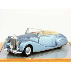 1/43 Rolls Royce Silver Wraight Convertible Franay 1948 sn LWAB63 Metal Blue