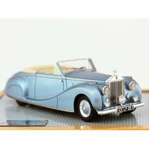 1/43 Rolls Royce Silver Wraight Convertible Franay 1948 sn LWAB63 Metal Blue