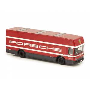 1/43 Mercedes-Benz O 317 Race truck Porsche Motorsport красный