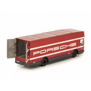 1/43 Mercedes-Benz O 317 Race truck Porsche Motorsport красный