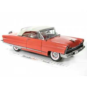 1/18 Lincoln Premiere Convertible 1956 коралловый с белым тентом