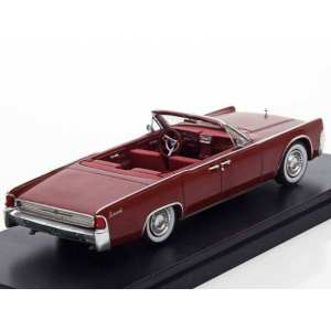 1/43 Lincoln Continental 53A Convertible 1961 бордовый