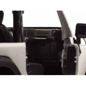 1/18 Jeep Wrangler 3d 2014 открытый белый