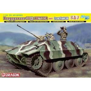 1/35 САУ Bergepanzer 38(t) HETZER mit 2cm FlaK 38