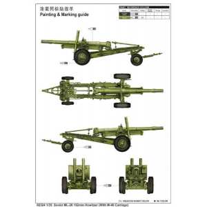 1/35 Советская 152мм гаубица МЛ-20