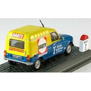1/43 Renault 4 F6 1986 DARTY blue yellow