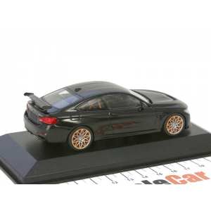 1/43 BMW M4 GTS 2016 черный металлик с оранжевыми колесами