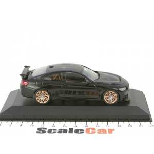 1/43 BMW M4 GTS 2016 черный металлик с оранжевыми колесами