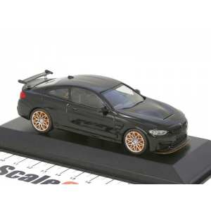 1/43 BMW M4 GTS 2016 черный металлик с оранжевыми колесами