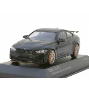 1/43 BMW M4 GTS 2016 черный металлик с оранжевыми колесами