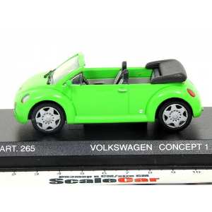 1/43 Volkswagen Beetle Concept 1 Cabrio 1994 зеленый