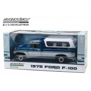 1/18 Ford F-100 Bodyside Accent Panel and Deluxe Box Cover 1975 синий