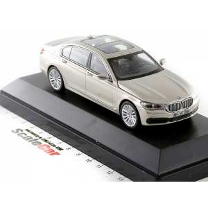 1/43 BMW 7er 750Li G12 Cashmir silver бежевый мет