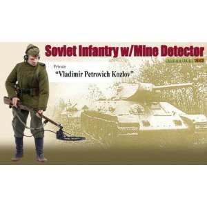 1/6 Солдаты SOVIET INFANTRY w/MINE DETECTOR EASTERN FRONT 1943