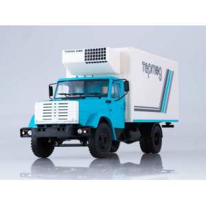 1/43 ЗИЛ-4321 фургон голубой с белым
