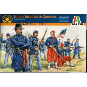1/72 Солдаты UNION INFANTRY AND ZUAVES (AMERICAN CIVIL WAR)