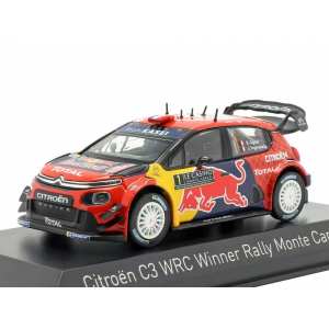 1/43 Citroen C3 WRC 1 S.Ogier/J.I победитель Rallye de Monte Carlo 2019