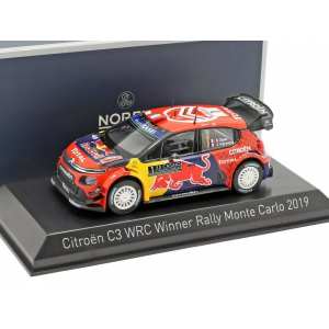 1/43 Citroen C3 WRC 1 S.Ogier/J.I победитель Rallye de Monte Carlo 2019