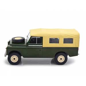 1/18 Land Rover 109 II Series Pick-up закрытый (с тентом) 1959 зеленый с бежевым