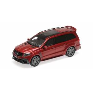 1/43 Brabus 850 Widestar XL на базе Mercedes-AMG GLS63 X166 (W166) 2017 красный металлик