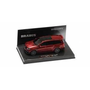 1/43 Brabus 850 Widestar XL на базе Mercedes-AMG GLS63 X166 (W166) 2017 красный металлик