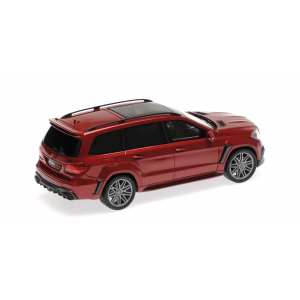 1/43 Brabus 850 Widestar XL на базе Mercedes-AMG GLS63 X166 (W166) 2017 красный металлик