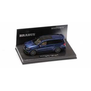 1/43 Brabus 850 Widestar XL на базе Mercedes-AMG GLS63 X166 (W166) 2017 темно-синий мтеллик