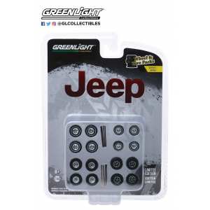 1/64 набор Wheel & Tire Packs 4 комплекта колес для JEEP