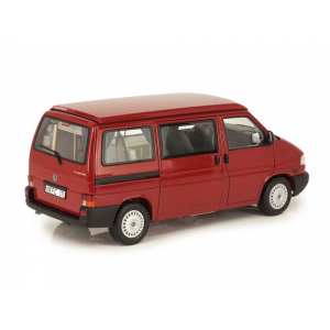 1/18 Volkswagen Multivan T4b Westfalia кэмпер с подъемной крышей красный