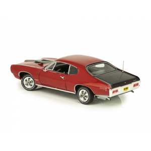 1/18 Pontiac GTO 1968 Royal Bobcat красный с черным