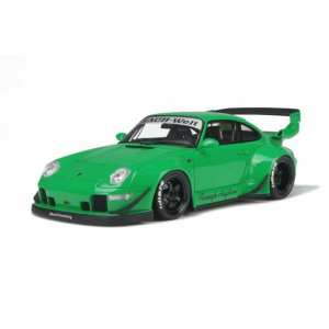1/18 Porsche 911 993 RWB RAUH-Welt BEGRIFF WIDE BODY Akira Nakai Green зеленый