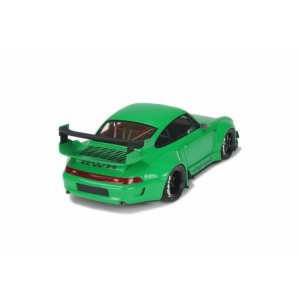 1/18 Porsche 911 993 RWB RAUH-Welt BEGRIFF WIDE BODY Akira Nakai Green зеленый