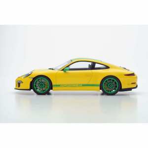 1/18 Porsche 911 R (991) 2016 желтый с зеленым