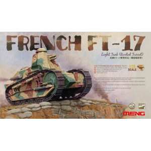 1/35 Французский лёгкий танк Renault FT-17 (клёпаная башня)