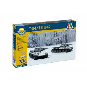 1/72 Танк T 34 / 76 мод.42 (2 быстросборные модели)