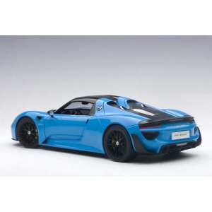 1/18 Porsche 918 Spyder Weissach Package 2013 (blue) синий