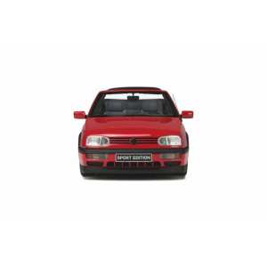 1/18 Volkswagen Golf 3 Cabriolet Sport Edition flash red красный