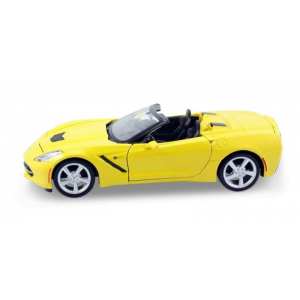 1/24 Chevrolet Corvette Stingray roadster 2014 желтый