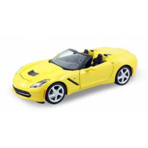 1/24 Chevrolet Corvette Stingray roadster 2014 желтый