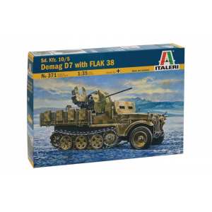 1/35 Бронемашина Sd. Kfz.10/5 Demag D7 с зенитным орудием FLAK 38