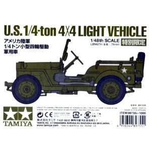 1/48 1/4-ton 4x4 Light Vehicle (Джип Виллис)