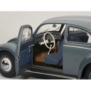 1/18 VOLKSWAGEN BEETLE KAEFER LIMOUSINE 1955 (STRATOS SILVER)