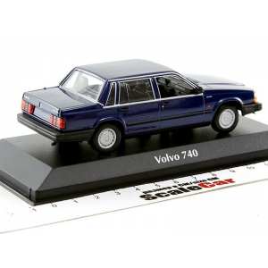 1/43 Volvo 740 GL - 1986 - темно-синий металлик