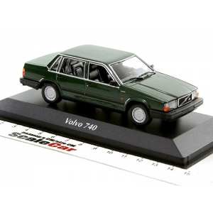 1/43 Volvo 740 GL - 1986 - темно-зеленый