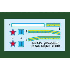 1/35 Легкий танк Soviet T-37A Light Tank (Izhorsky)