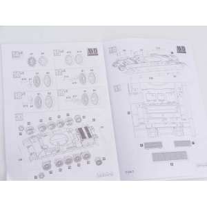 1/43 Сборная модель Средний танк T-54-1