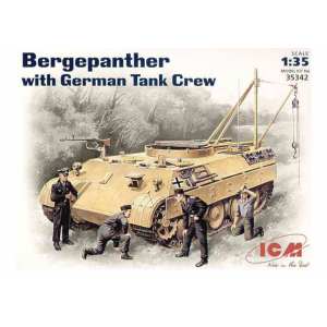 1/35 Bergepanther с немецким танковым экипажем