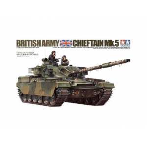 1/35 Английский танк Chieftain Mk.5 1960г. с 120-мм пушкой и 3 фигурами